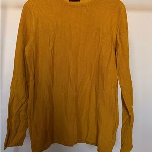 Zara Golden Yellow Textured Top